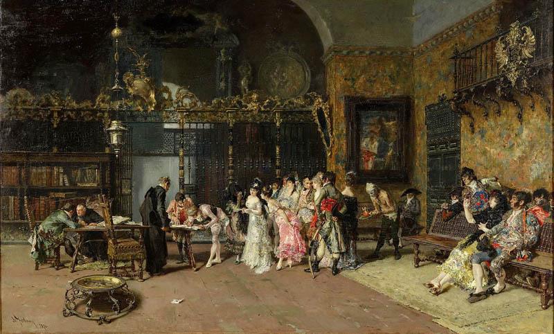 Maria Fortuny i Marsal The Spanish Wedding oil painting image